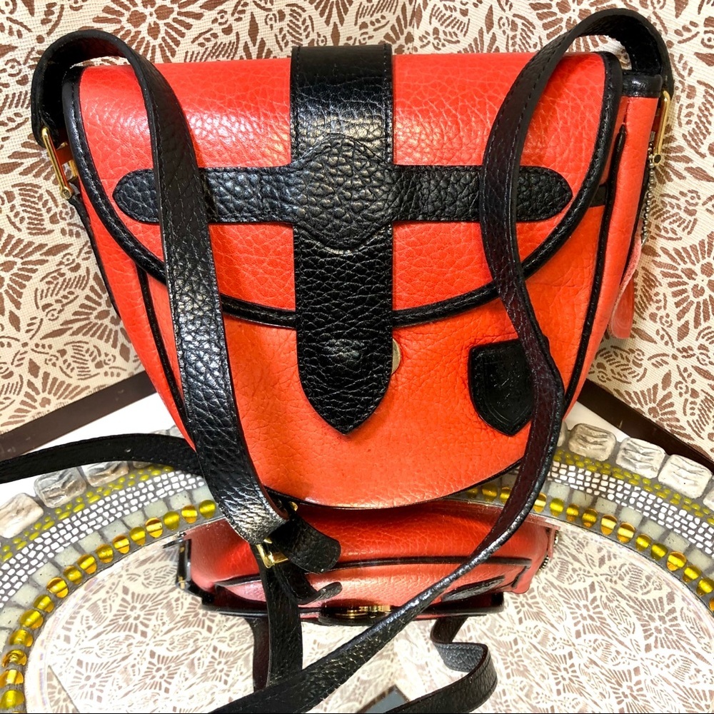 Women pebble leather Imperial crossbody bag